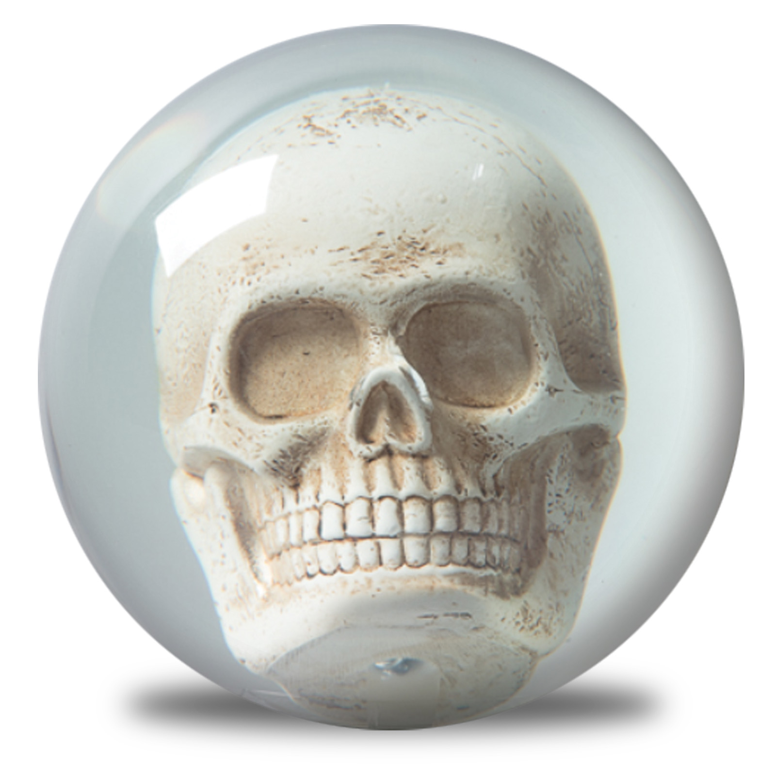 Clear Skull Bowling Ball