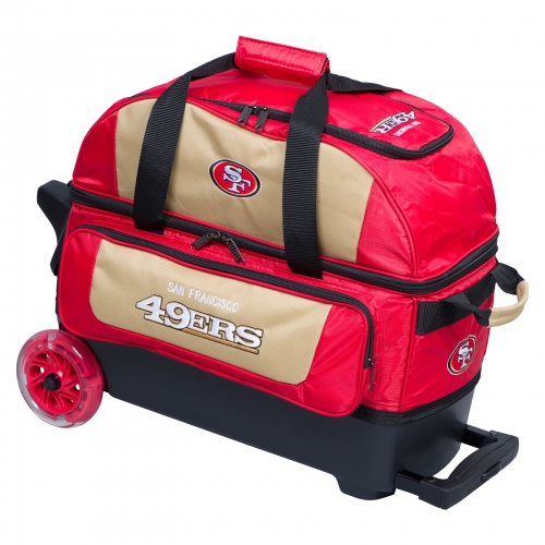 San Francisco 49ers Double Roller Bag