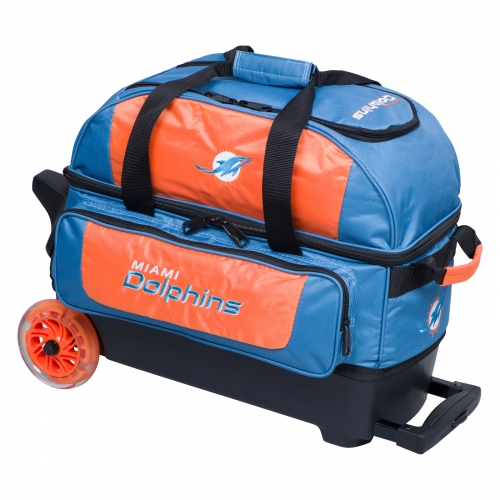 Miami Dolphins Double Roller Bag