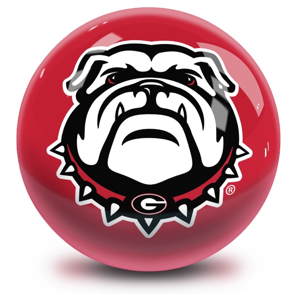 University of Bulldogs Plastic Bowling Ball, ncaa,