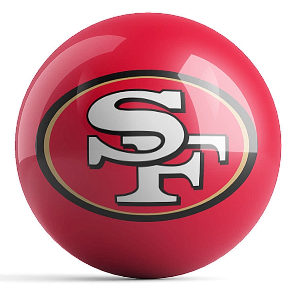 2016 San Francisco 49ers bowling ball