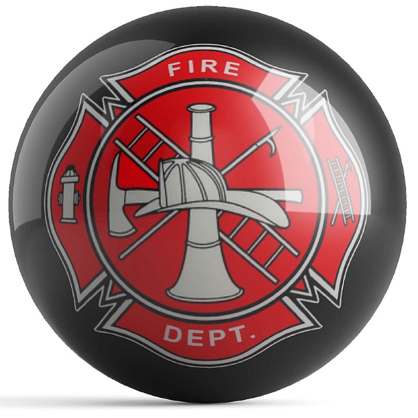 Fire Dept Shield Black